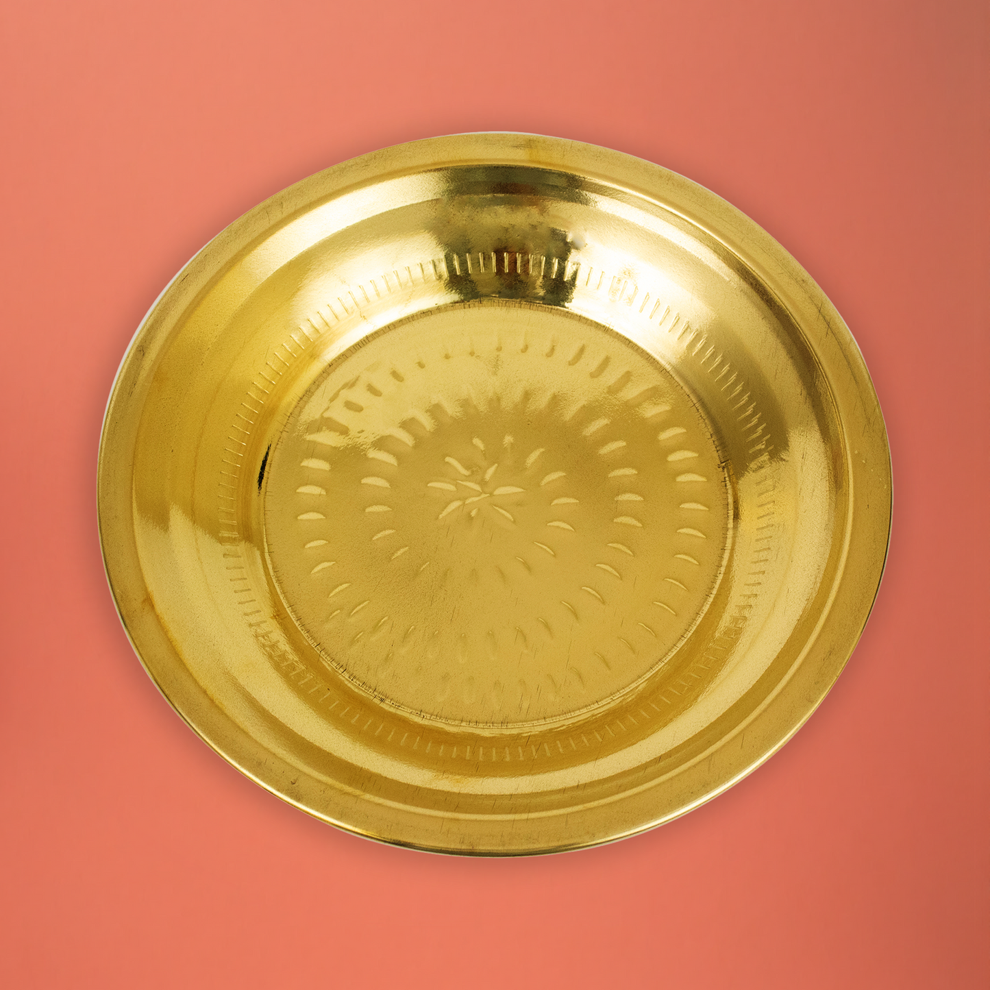 Brass Thambulam Thali Size-10 (Pital Tambul Paan Thali)