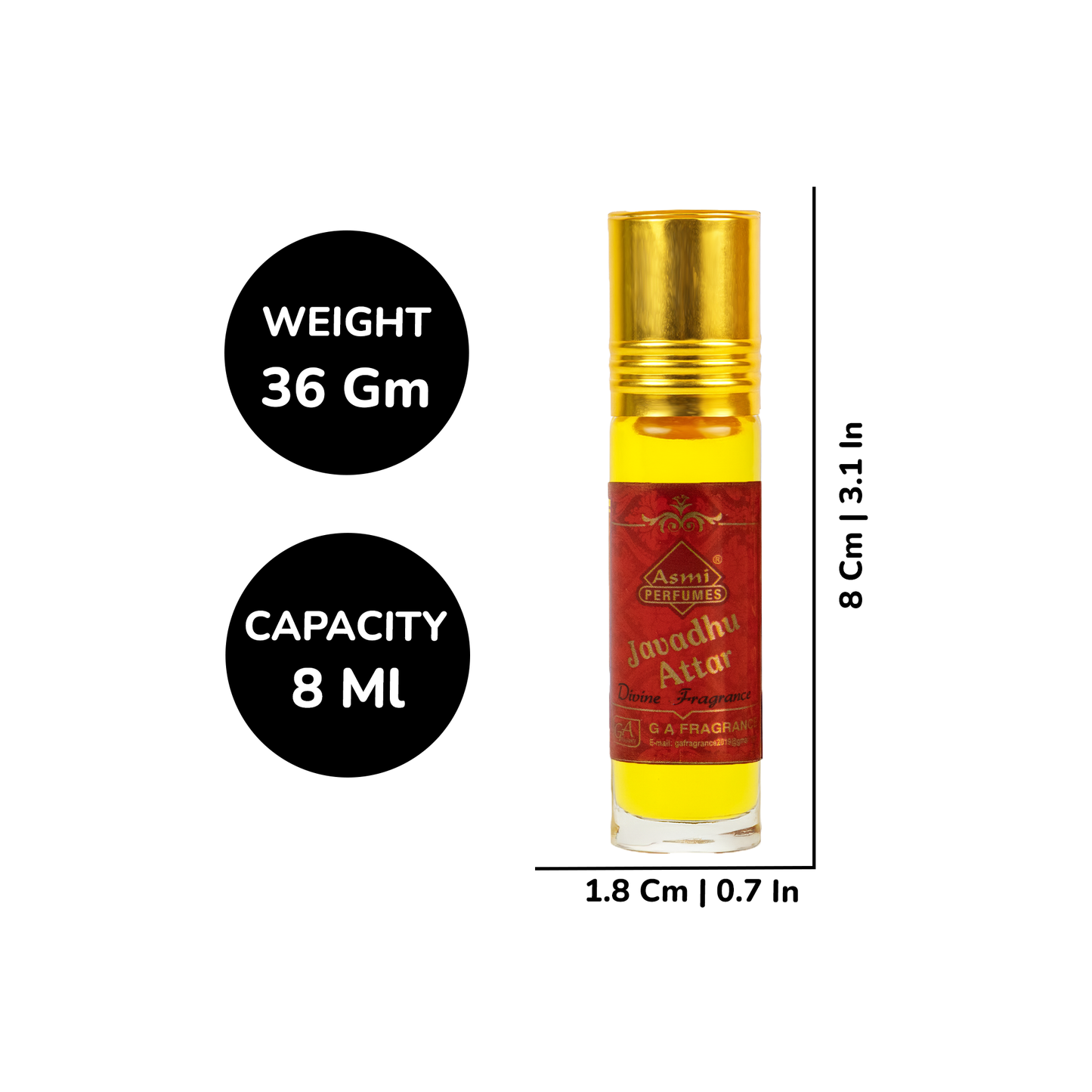 Javadhu Roll-On 8ml Javadhu Attar