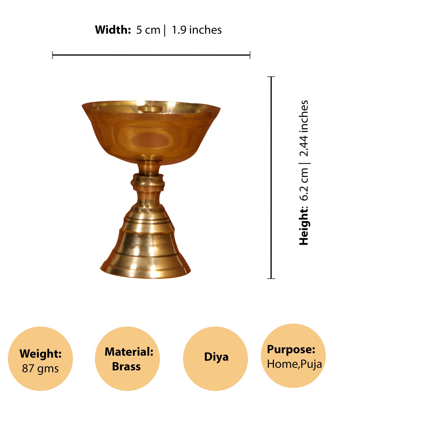 Brass Pyala Stand (Pital Katori Stand)