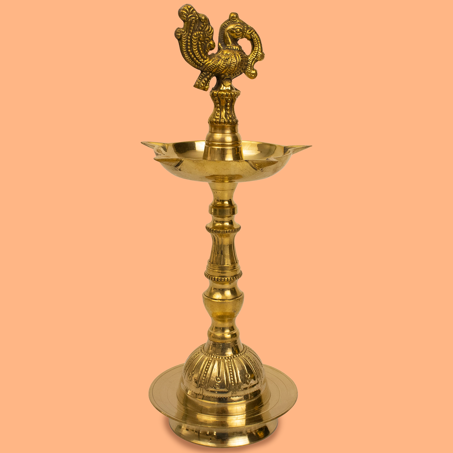 Brass KV Annam - Medium (Pital KV Anna Deepak)