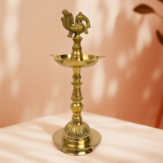 Brass KV Annam - Medium (Pital KV Anna Deepak)