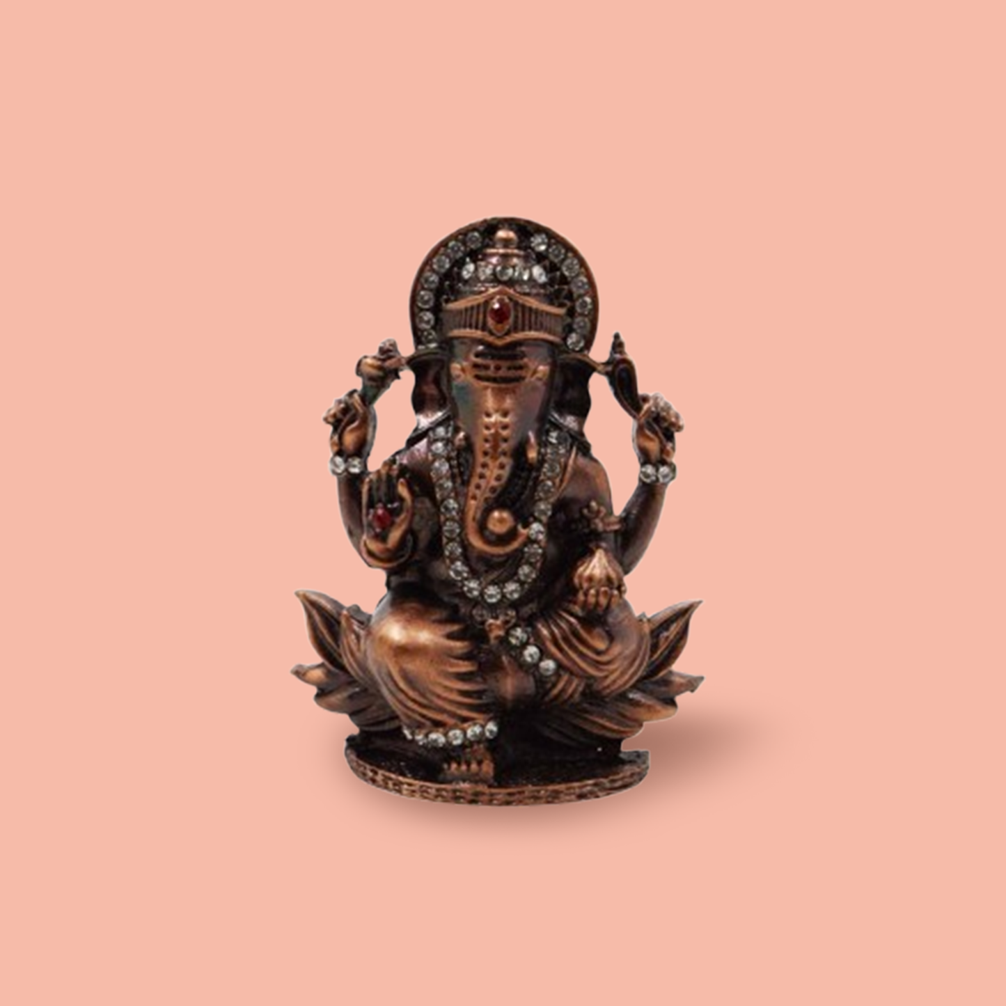 Ganesh Vighanharta Copper Idol