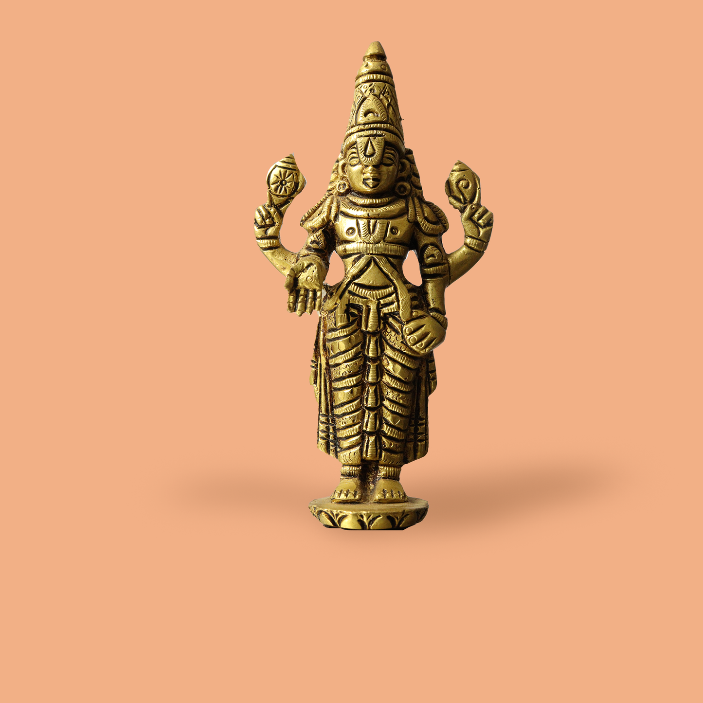 Brass Balaji Perumal Statue