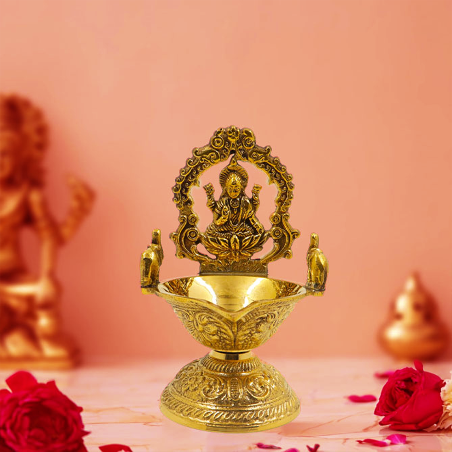 Gajalakshmi Diya for Wealth Puja