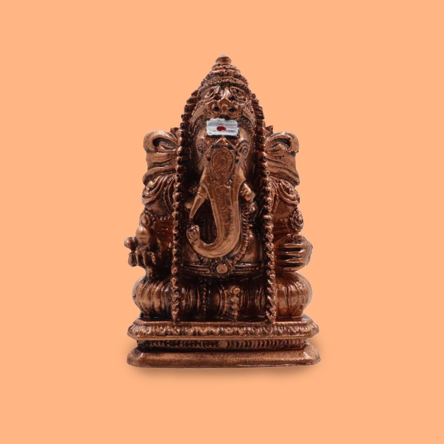 Fiber Resin vinayagar antik copper