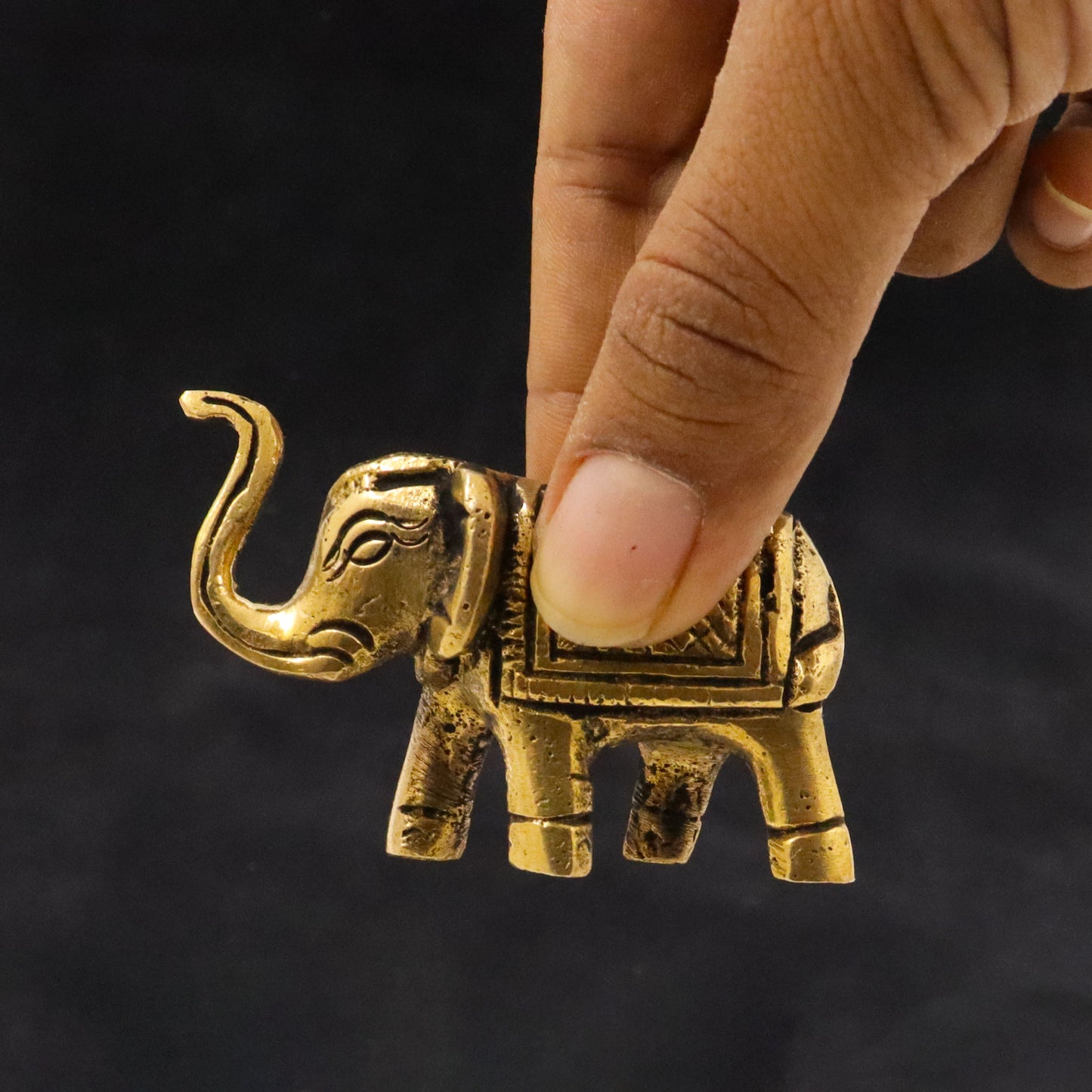 Brass Elephant Statue