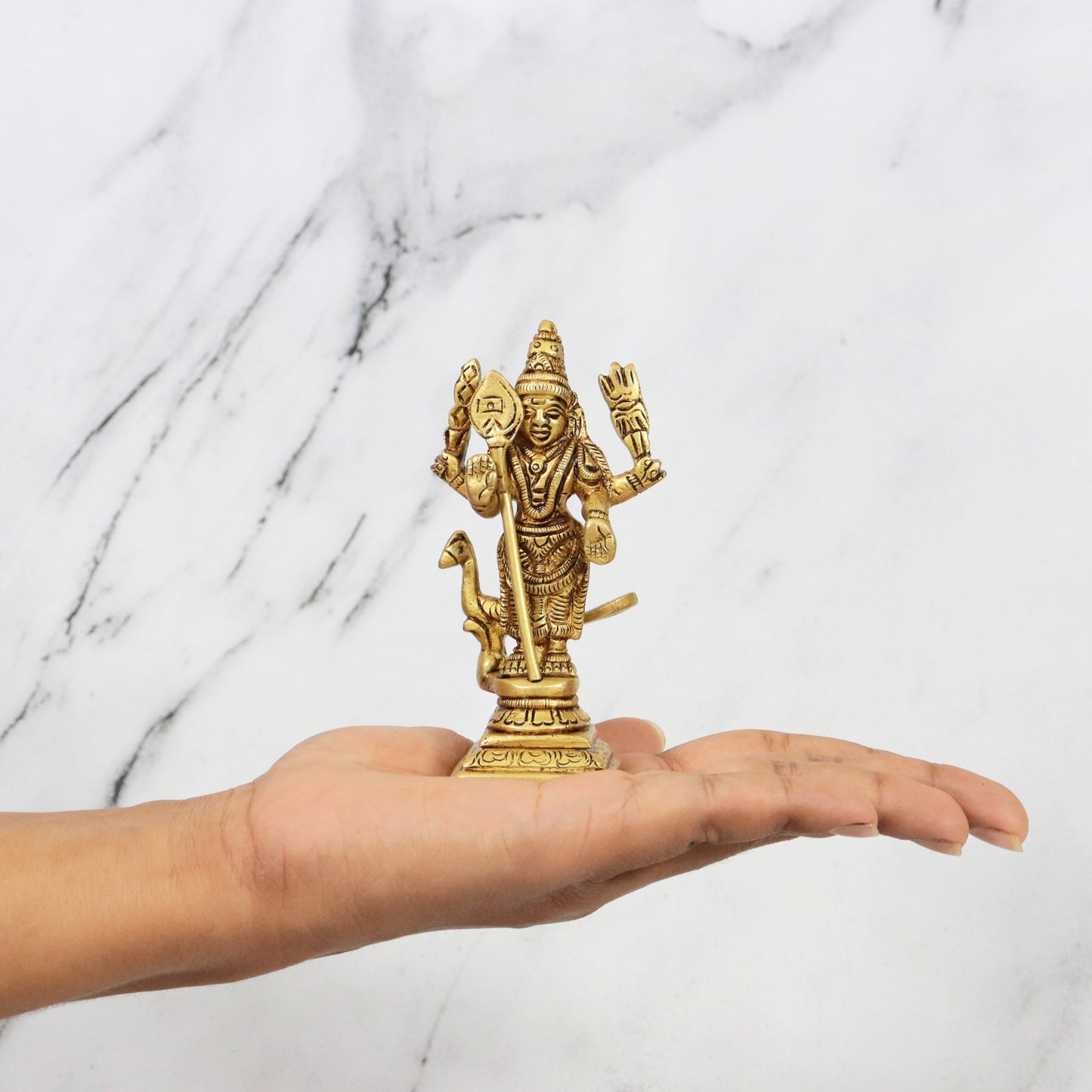 Brass Murugan Statue 4inch