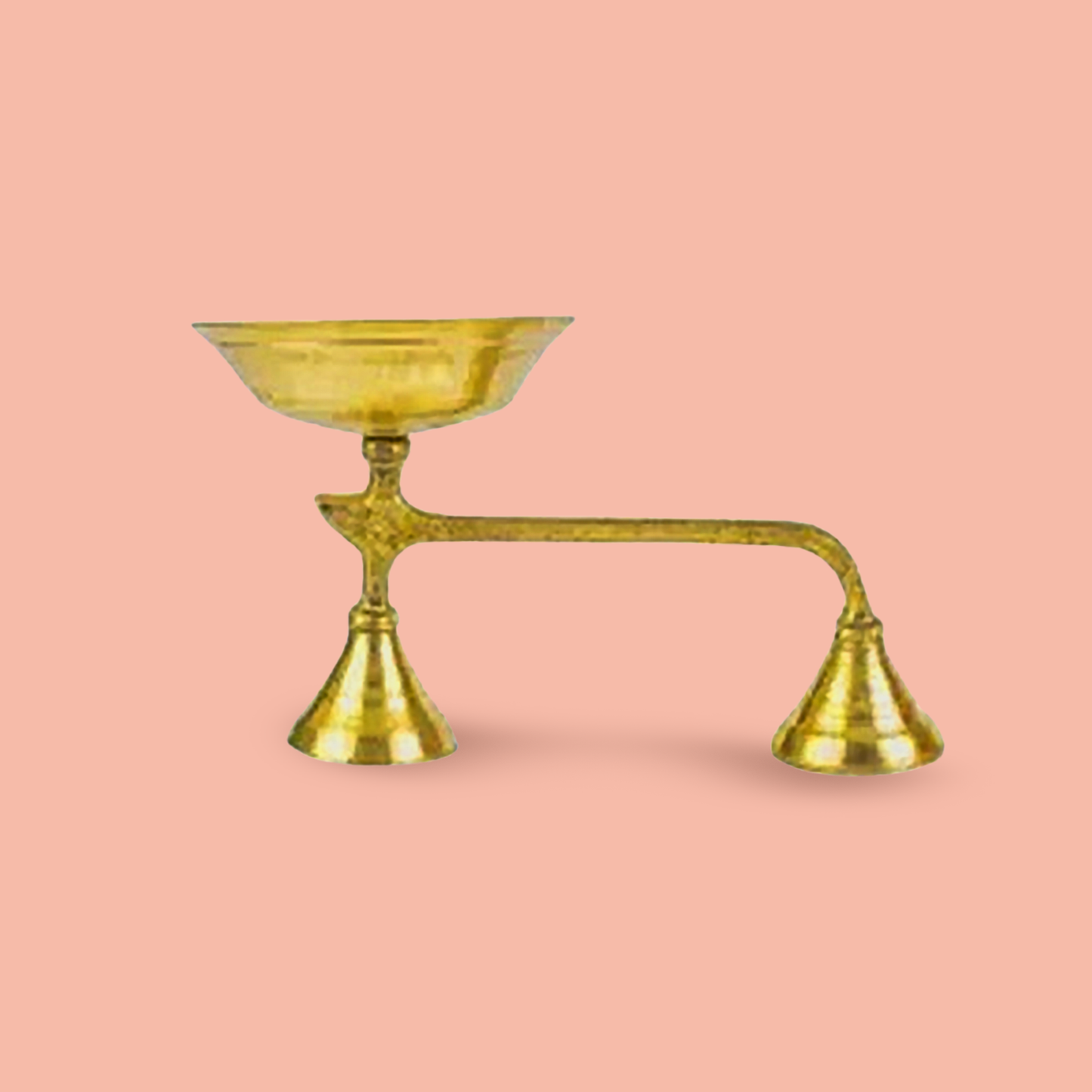 Golden Premium Brass Kapoor Dhoop Stand