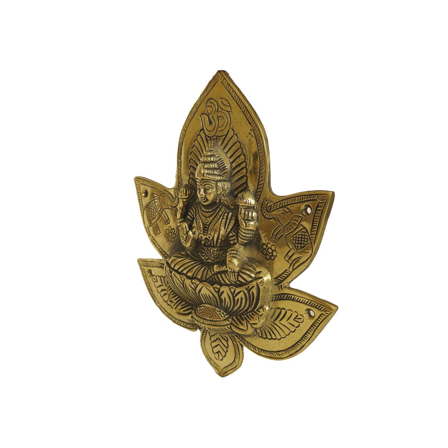 Brass Wall Hanging Lakshmi-17.5cm