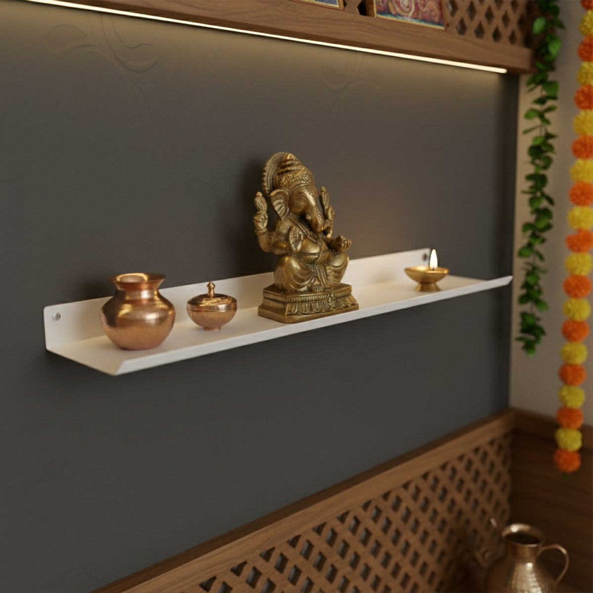 Puja Shelves for Home Temple