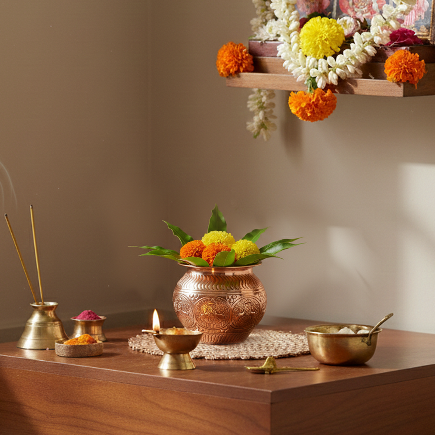 Traditional Copper Lota|Kalash for Pooja