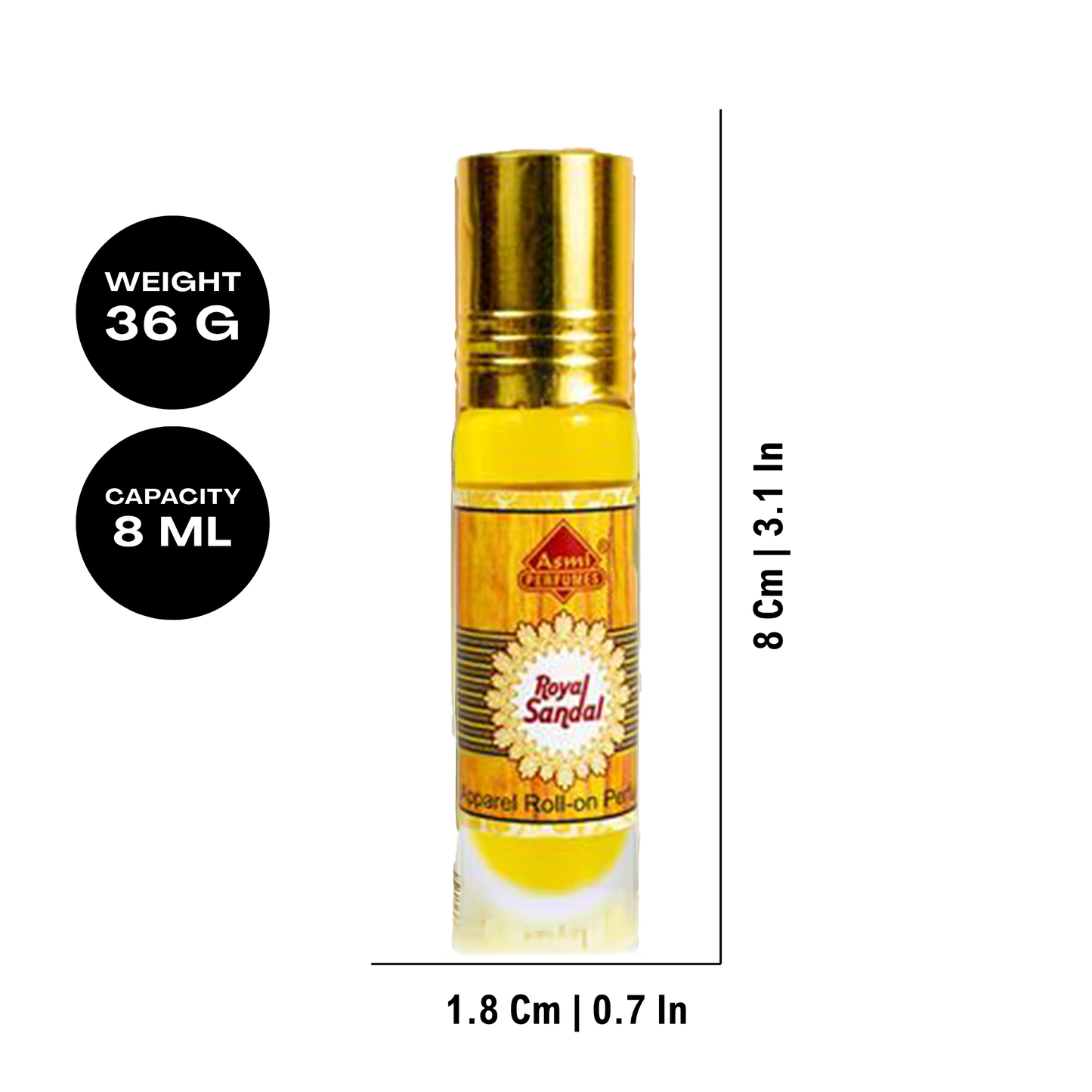 Javadhu Roll on 8 ml Royal Sandal