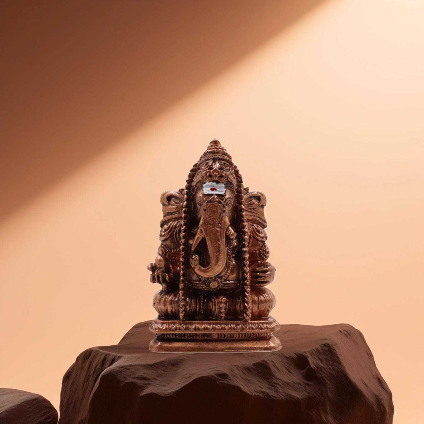 Fiber Resin vinayagar antik copper