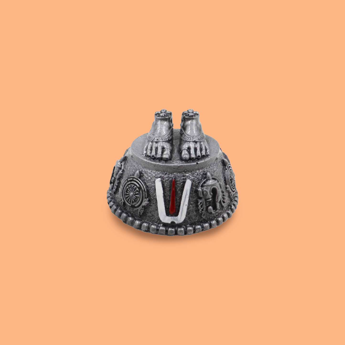 Perumal Padam - Silver (Vishnu Charan Chandi)