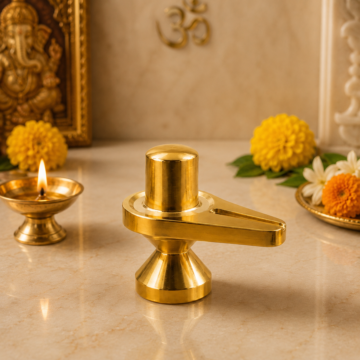 Brass Premium Lingam idol