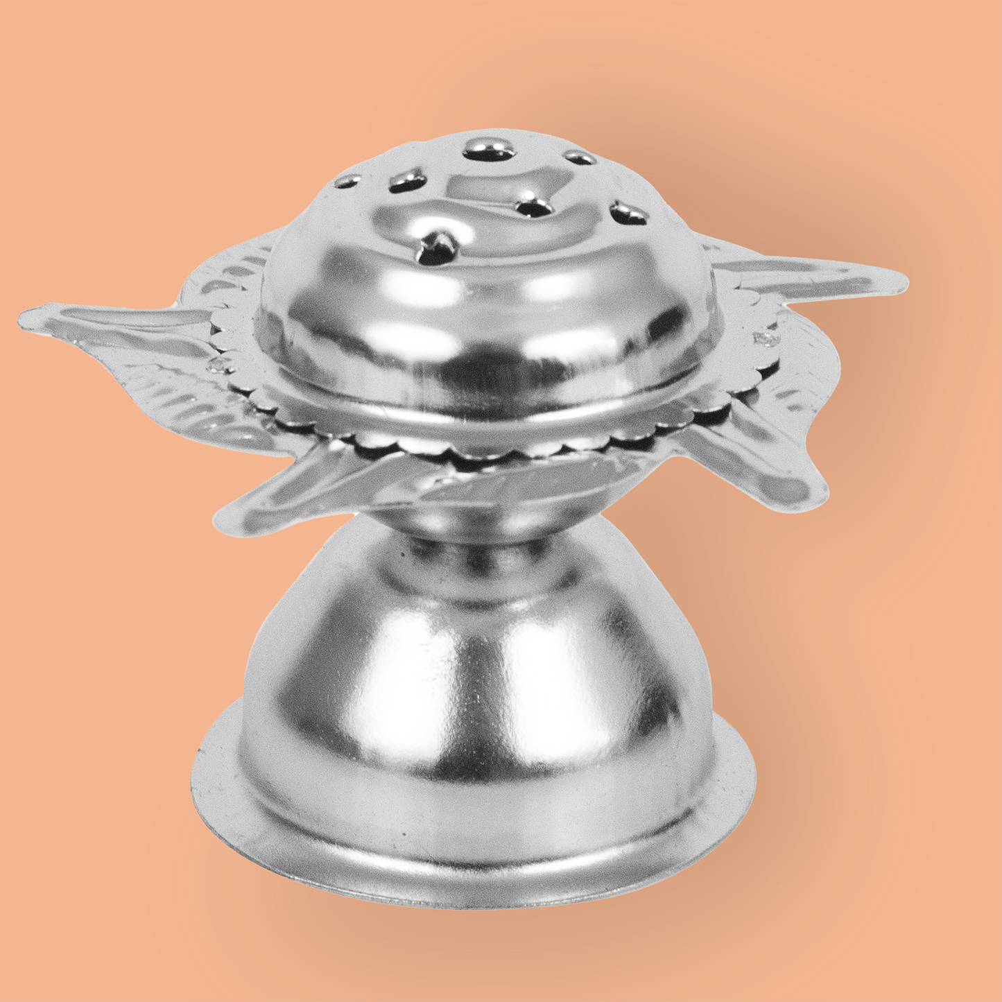 Silver Dhoop Agarbatti Stand