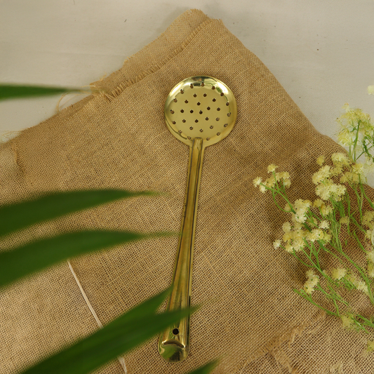 आंतरिक टिन कोटिंग के साथ पीतल पोंगल पॉट सेट