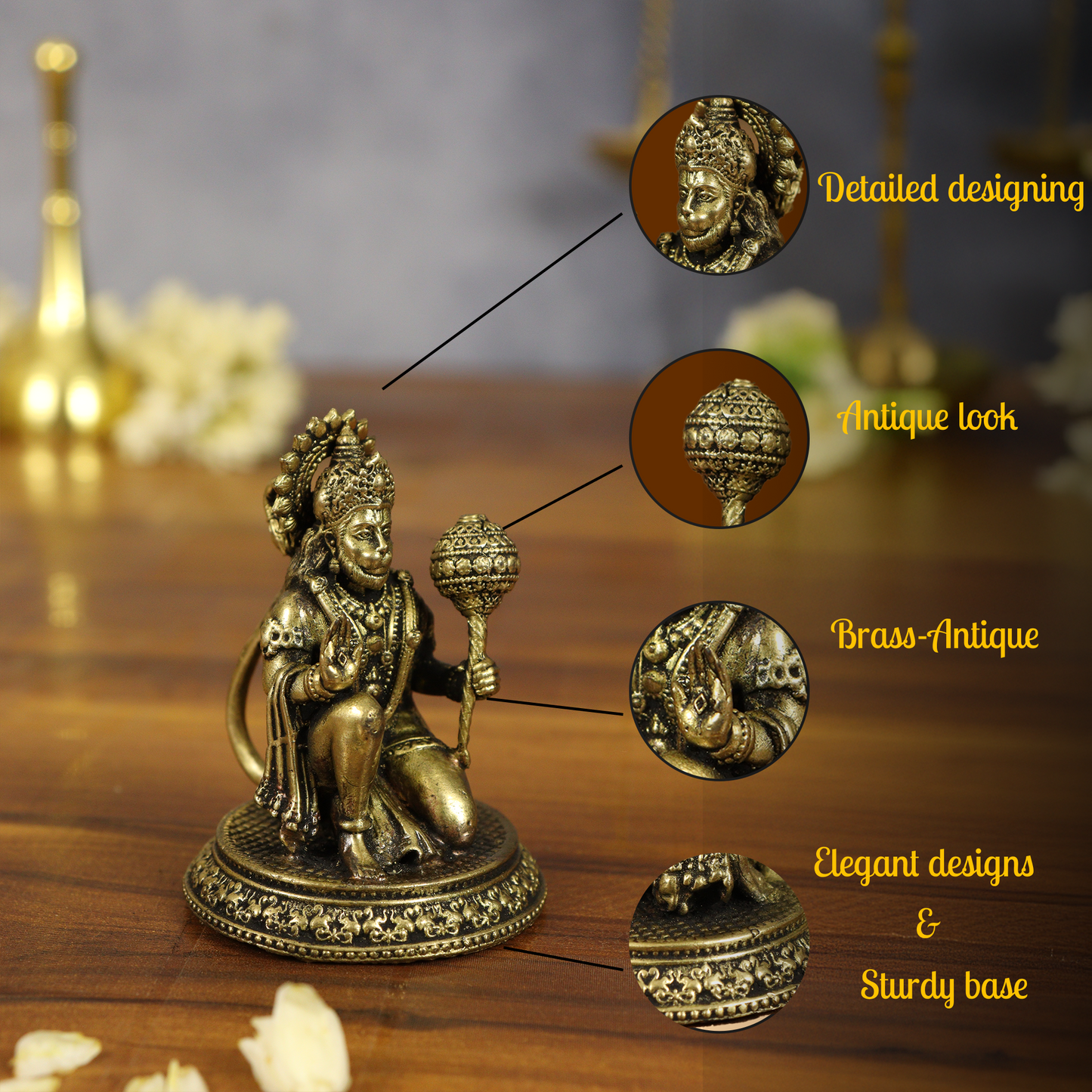 Brasss Hanuman Statue