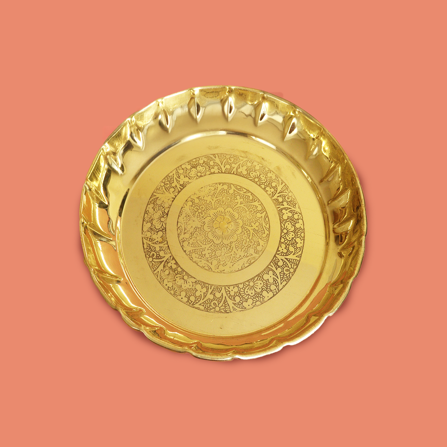 Brass Mahadev Thali (Pital Shiva Puja Thali / Bholenath Plate)