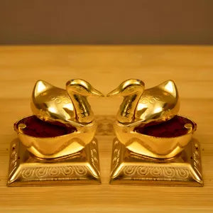 Duck Swan Kumkum Holder Set