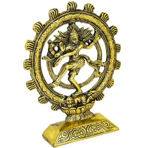 Golden Premium Oxidised Dancing Natraj