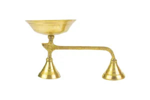 Golden Premium Brass Kapoor Dhoop Stand