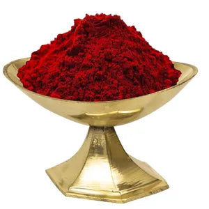 पूजा के लिए पीतल कुमकुम धारक