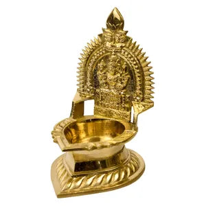 स्वर्ण पीतल का करुम्बु कामाची दीया