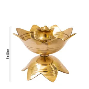 Brass Lotus Agarbatti Holder