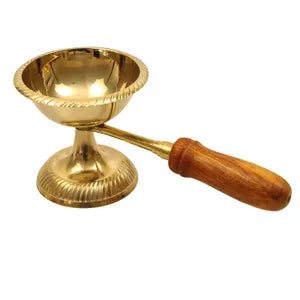 Gulab Karpoor Brass Diya
