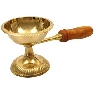 Gulab Karpoor Brass Diya