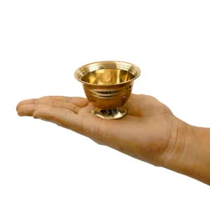 Brass Chandhan Bowl- Padam Payala Stand