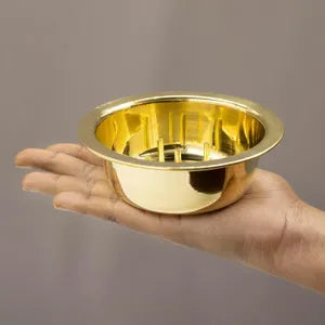 Brass Bathi Stand Holder