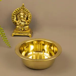 Brass Bathi Stand Holder