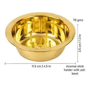 Brass Bathi Stand Holder