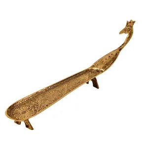 Brass Agarbatti Stand Peacock
