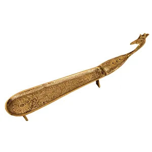 Brass Agarbatti Stand Peacock