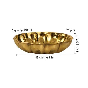 Brass Pushpam Plate Puja Thali