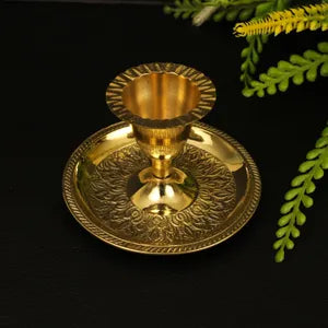 Brass Candle Holder Decorative Set
