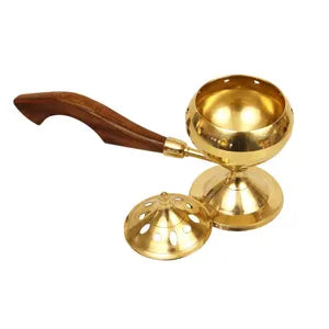 Brass Dhoop Stand With Handle