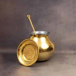 Heavy Weight Brass Pongal Pot Set