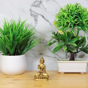 Brass Buddha Temple Idol