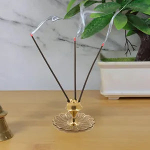Brass Incense Stand Peacock