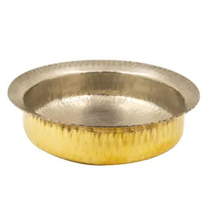 Brass Hammered Briyani Handi