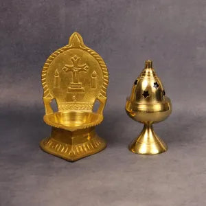 Cross Akhand Diya