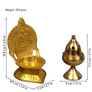 Cross Akhand Diya