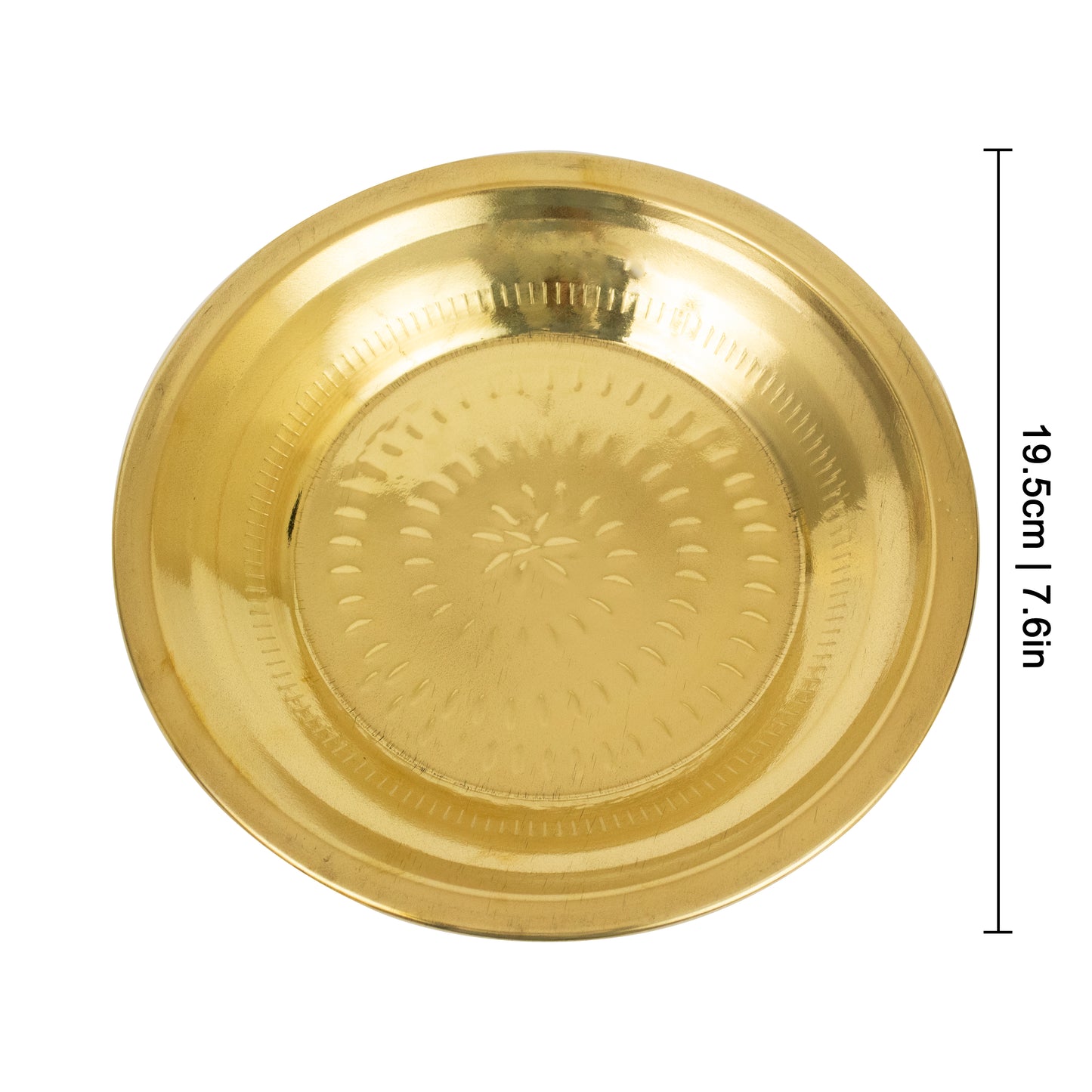 Brass Thambulam Thali Size-10 (Pital Tambul Paan Thali)