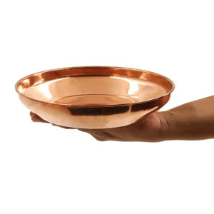 तांबे की हरिवाना पूजा प्लेट