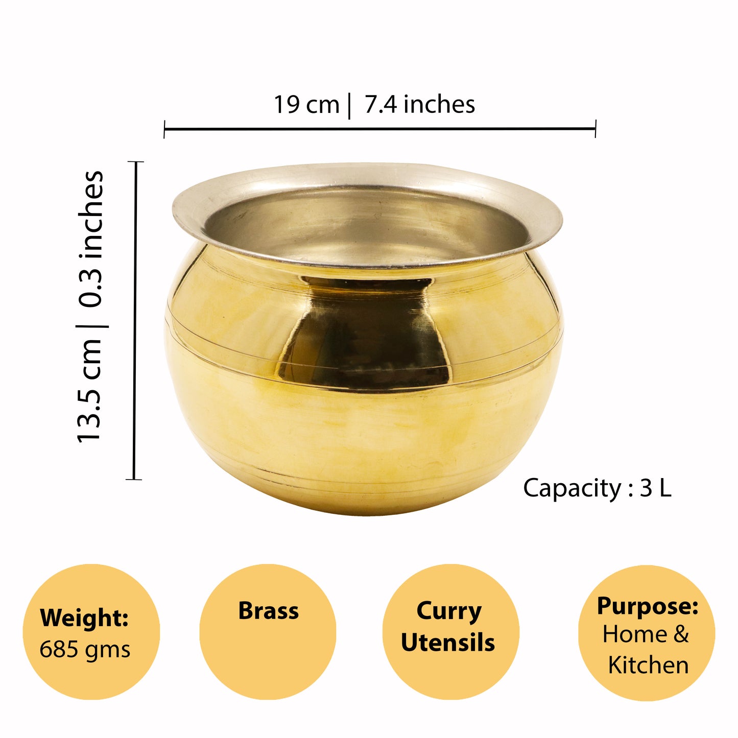 Brass Gravy Pot