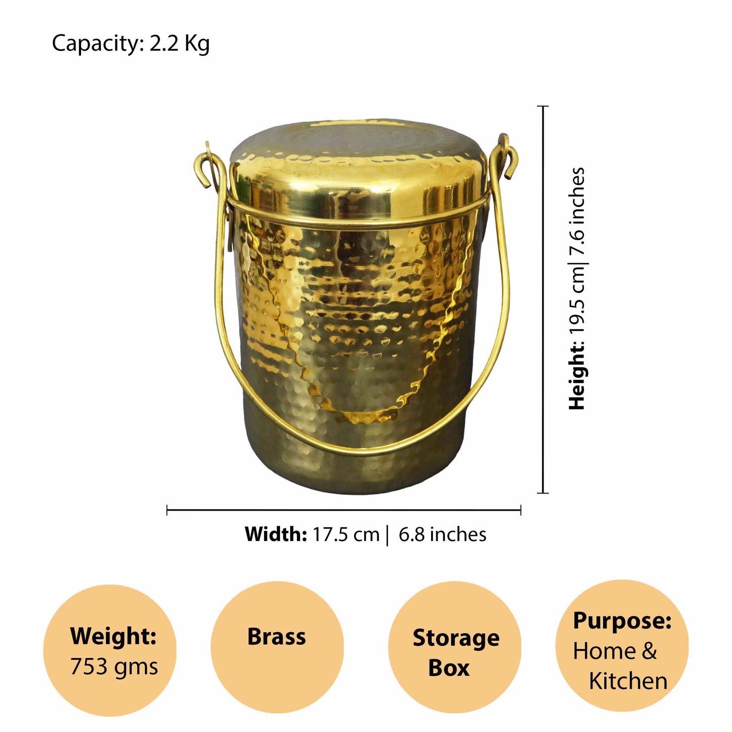 Brass Hammered Thukku